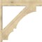 Ekena Millwork Balboa Block Rough Sawn Outlooker, Douglas Fir, 8"W x 44"D x 44"H OUT08X44X44BOA05RDF - alternate 3